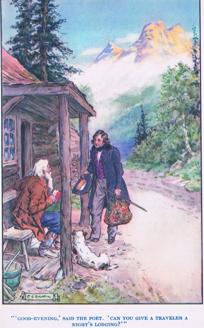 The Great Stone Face, illustration from 